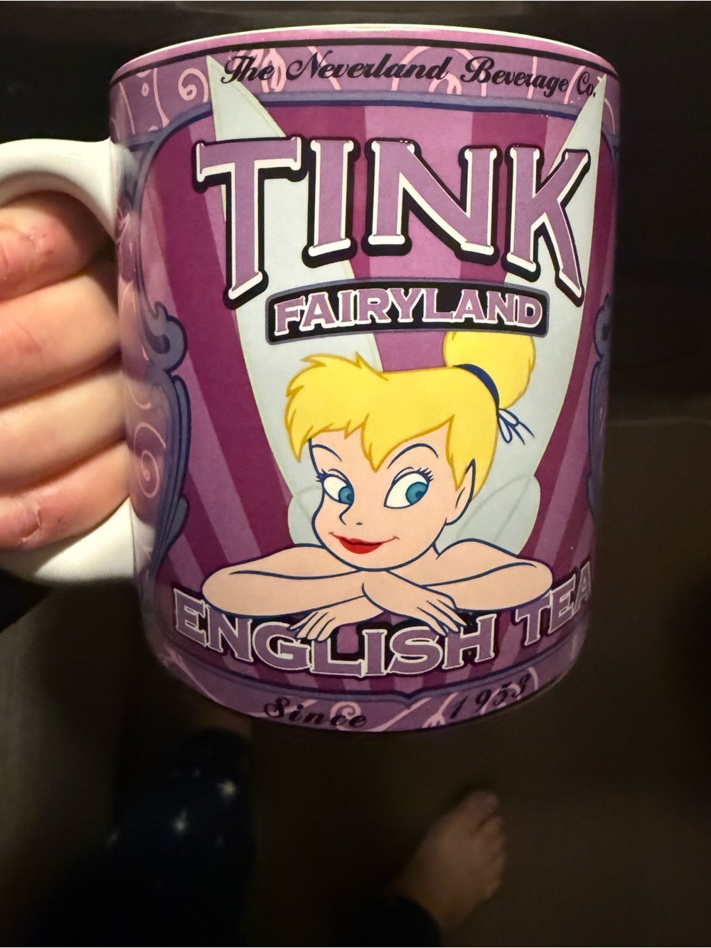 Disney store TINK Fairyland English Tea Mug